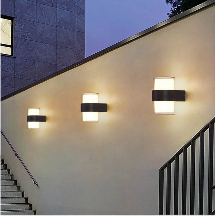 LED Wall Light IP65 Waterproof Mount Wall Outdoor Wall Lamp Garden Light Fixture Aluminum