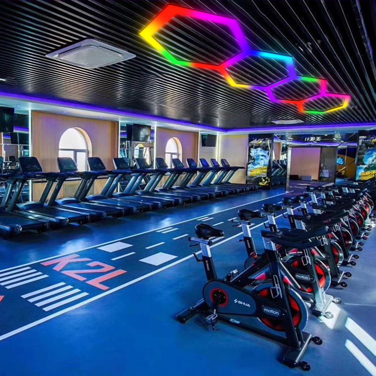 High-end Led Light Workshop Dimmable LED Hexagon Lights for Wall/Ceiling Garage Gym Gaming Room Music Room Studio