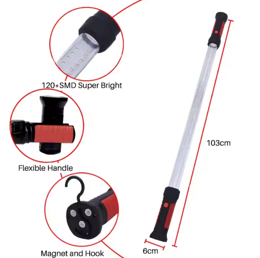 Magnetic Under Hood LED Working Mechanic Light for Car Repair Portable SMD Inspection Lamp
