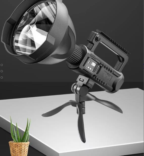 Boyid High Brightness Outdoor White LED Flashlight Handheld Multi-Functional Work Light 10W Dimmable 3-Year Warranty