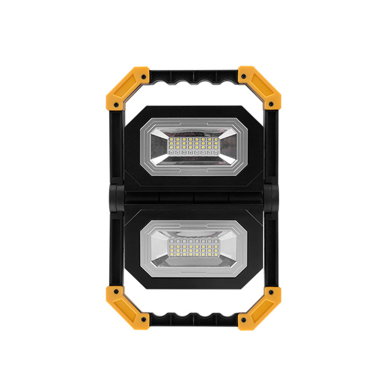 Factory Cheap Price LED Folding Work Light Outdoor Portable Camping Hand Light Emergency Charging Search Handheld Lamp