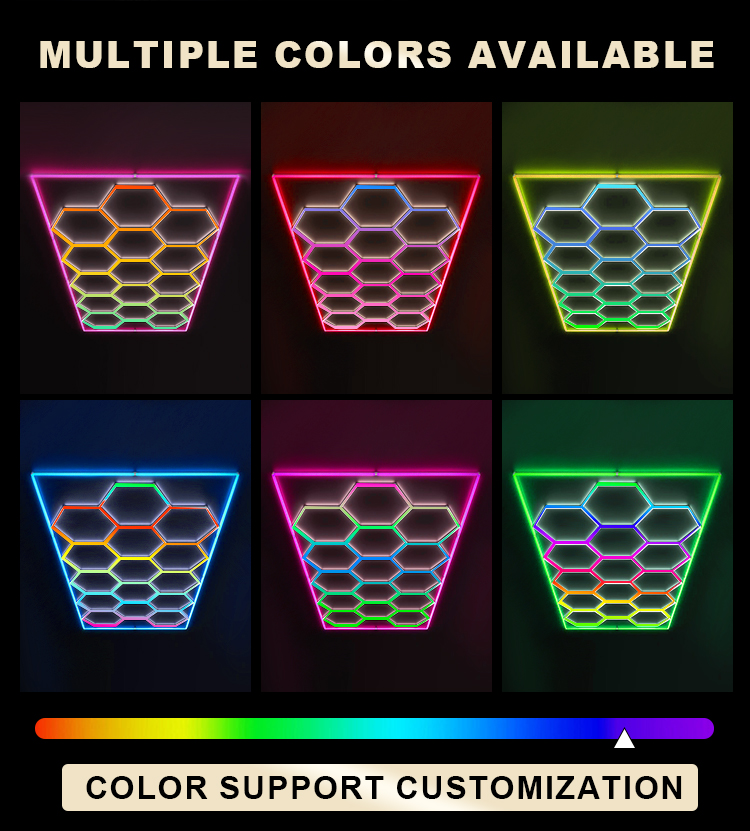 RGB Hexagon Light 2