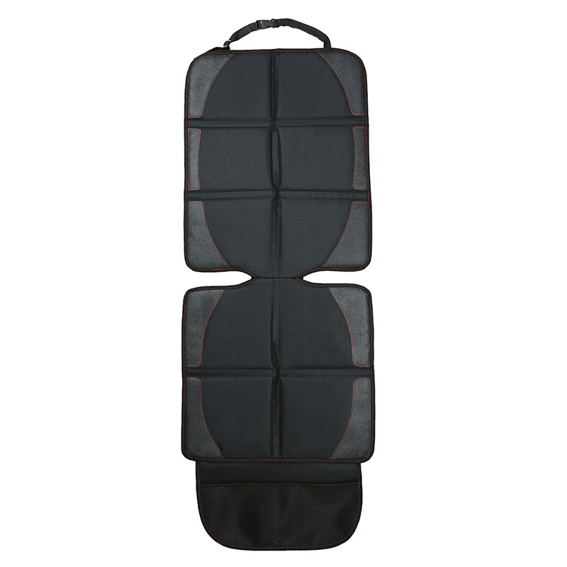 Seat Protector Single Seat Cover Car Seat Protector With Non-slip Backing Mesh Pockets