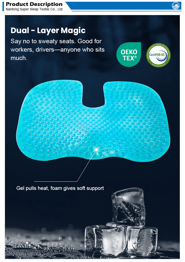 Memory Foam Gel Structure Detail