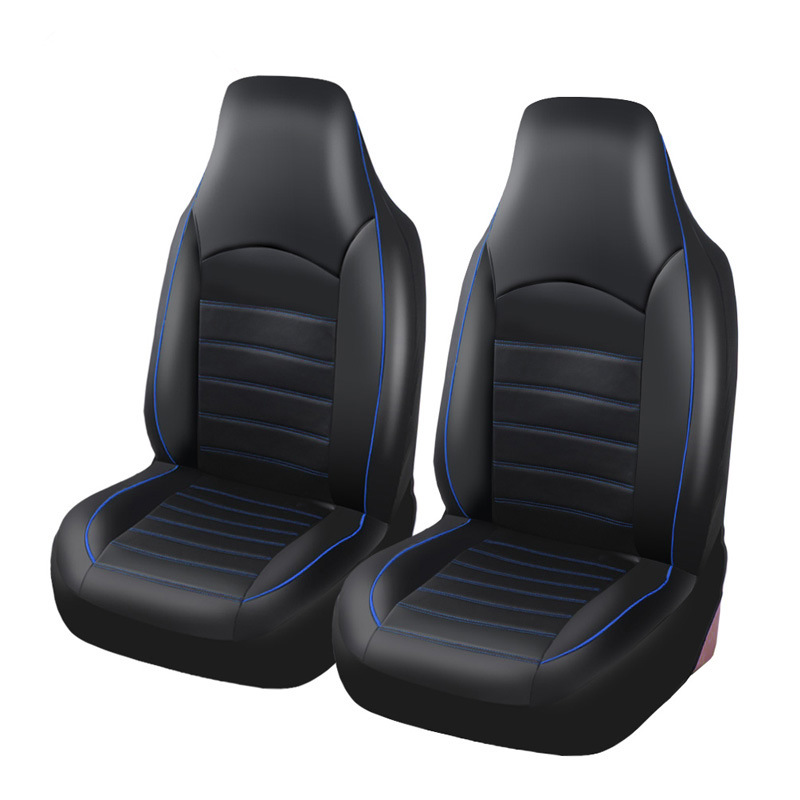 Professional Factory Four-season Universal 2 Pcs PU Leather Luxury Design Seat Covers Car,red Car Seats Cover