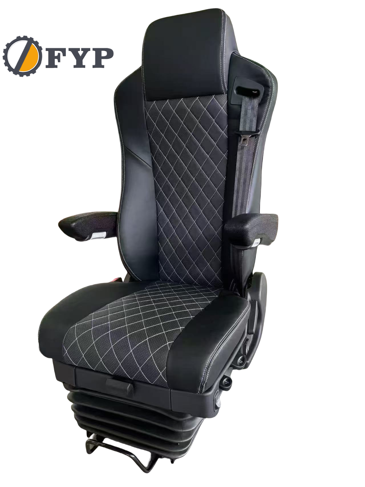 High Quality Leather Airbag Aero Truck China Factory Supplier Pneumatic Suspension Seat Truck Modified Driver Seat
