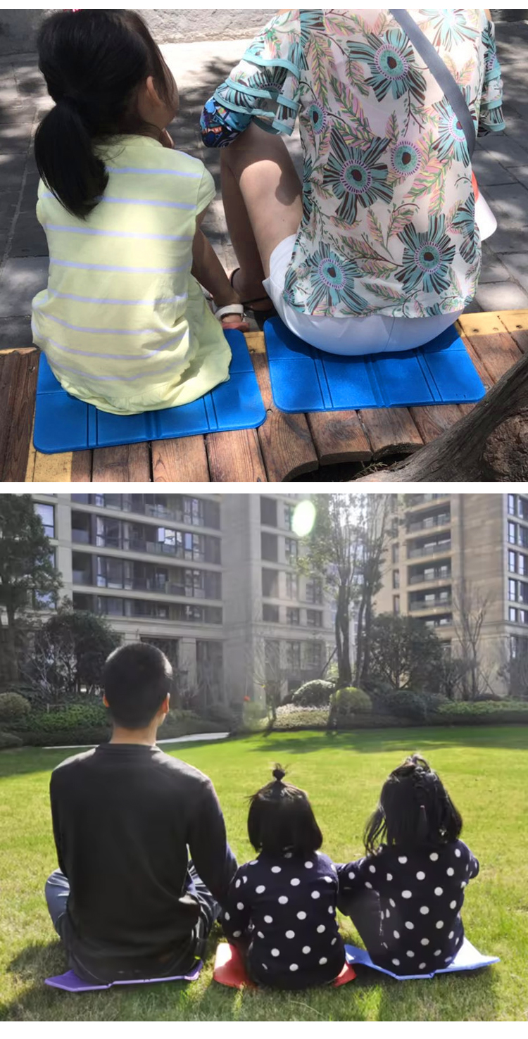 Wholesale Lightweight Portable Folding Polyethylene XPE Foam Seat Cushion Camping Mat Moisture-Proof Bus Seat Pad Source China