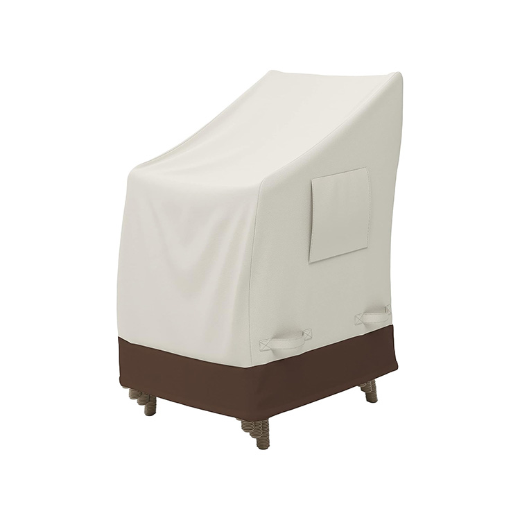 Custom Size Oxford Fabric Dustproof Water Uv Resistant Outdoor Chair Cover for Outdoor Patio