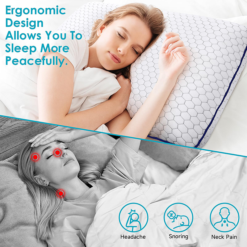 Customizable Comfortable Cervical Body Leg Home Height Adjustable Neck Pillow Memory Foam