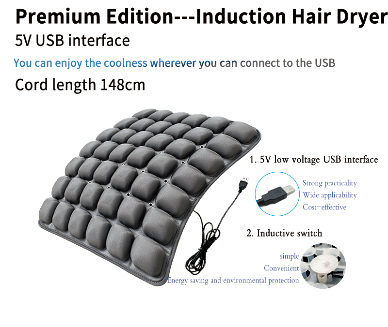 12V Heating Ventilate Blowing Style Seat Cushion Chair Pad BC-294