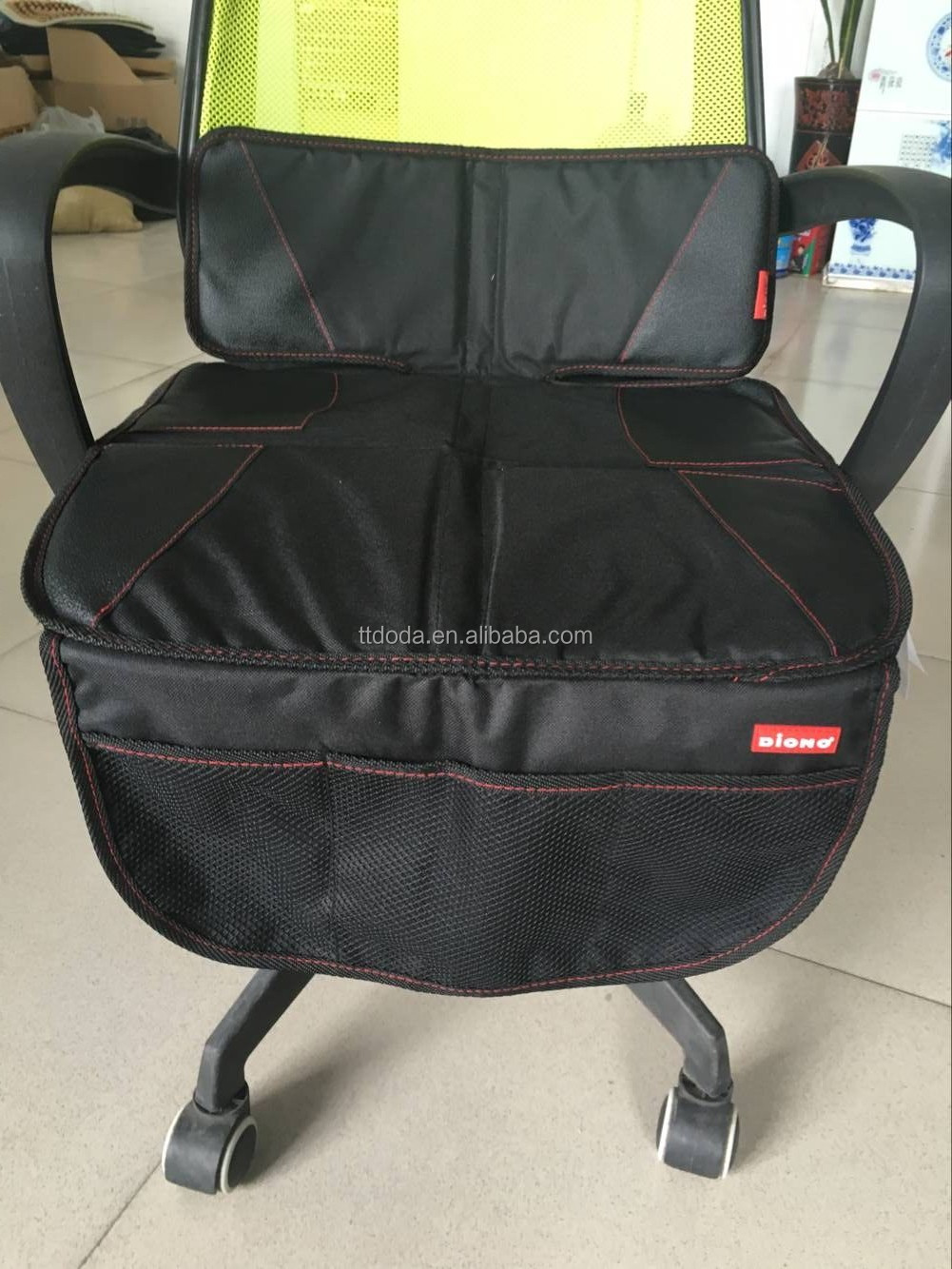 Non Slip Baby Car Seat protector Back view