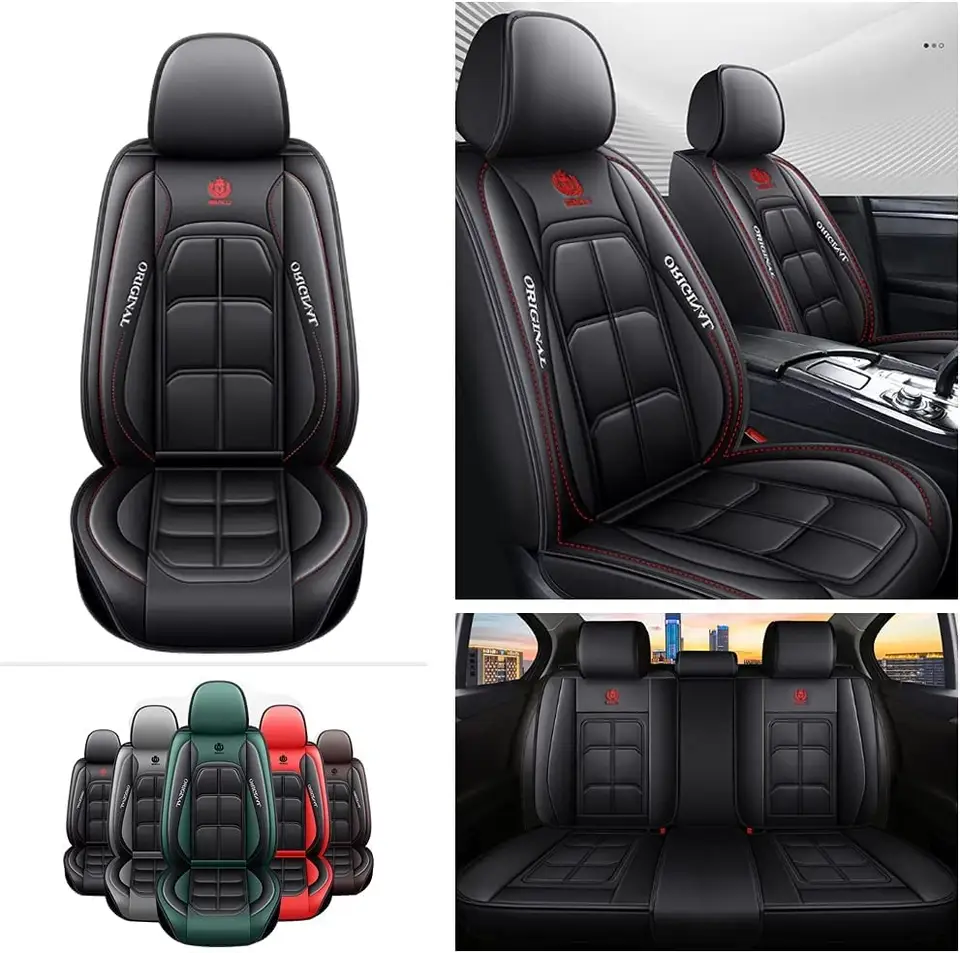 OEM ODM Universal Sport Car Seat Cushion Full Leather Car Seat Covers Set