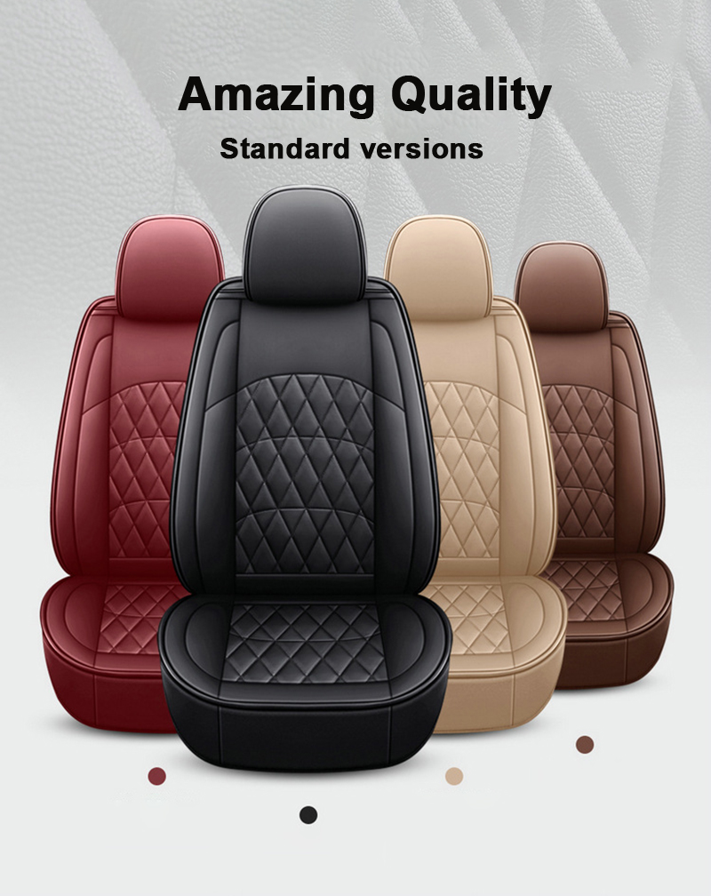 Waterproof 5D Leather Car Seat Cover Universal 5 Seats Protector Auto Seat Covers