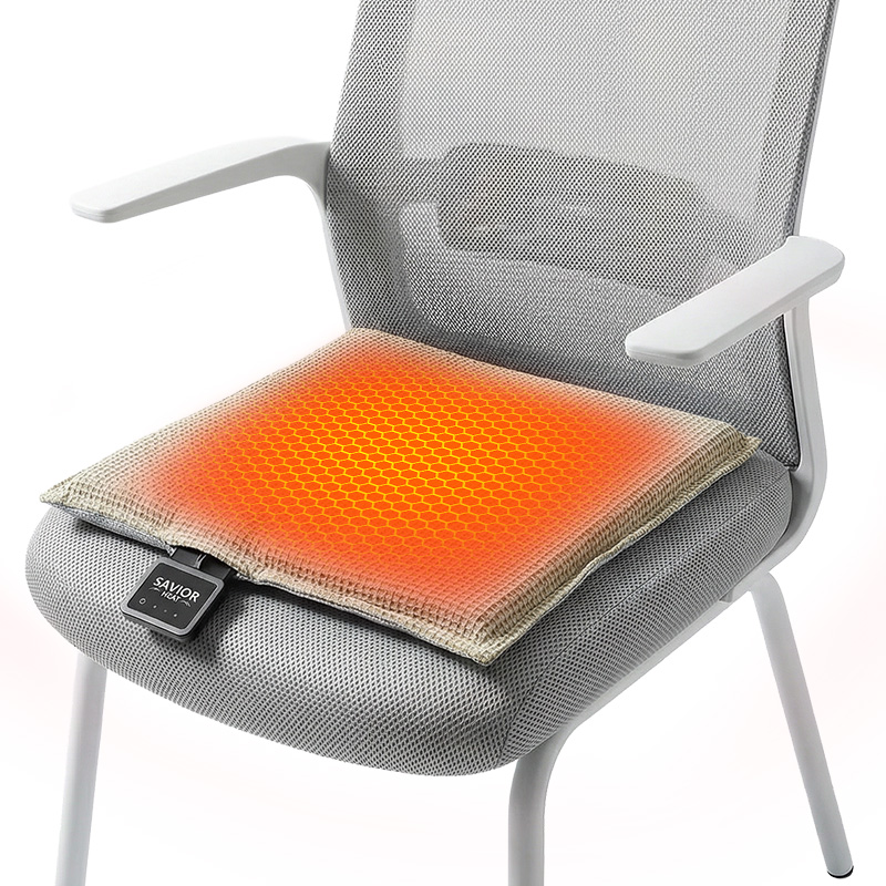 Custom Logo Outdoor Event Durable Warm Pad Quilted Ergonomic Waterproof 5V USB Powered Nano Sliver Heating System Bulk Seat