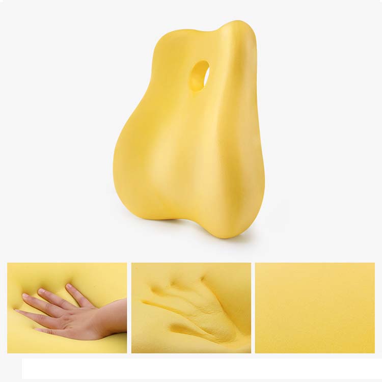 Memory Foam Office Chair Cushion Car Seat Support Waist Pillow Massage Lumbar Orthopedic Pillow Set
