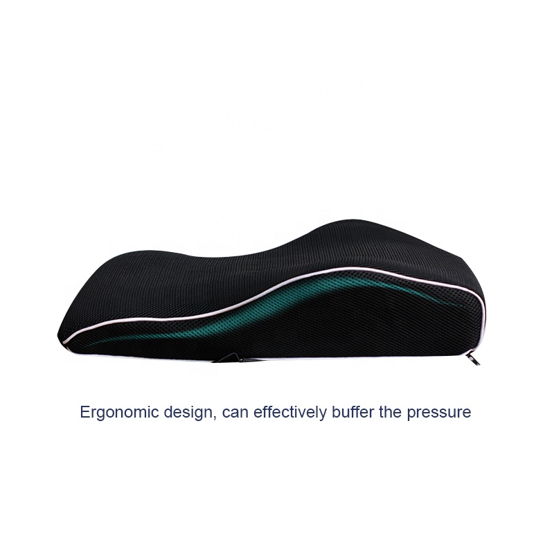 JYM Car Back Support Pillow Chair Cooling Gel Memory Foam Lumbar Pillow Back Support Car Seat for Lower Back Pain Relief