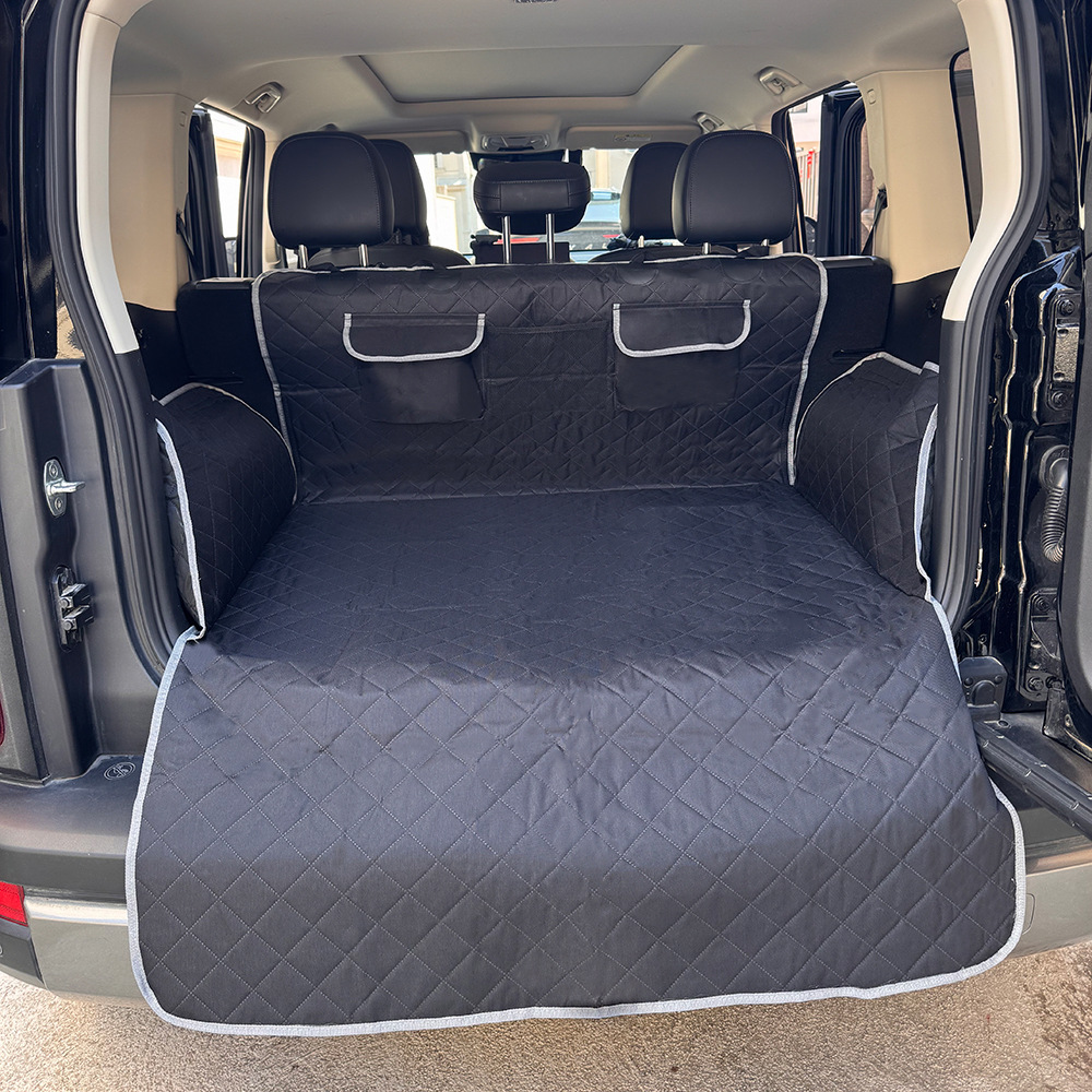 Heavy Duty Waterproof Pet Car Seat Cover with Non-Slip Backing for Large Dogs in SUVs
