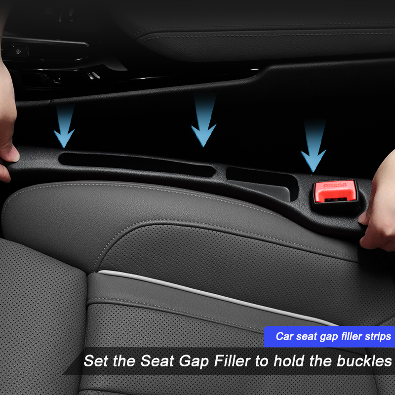 1Pcs Universal Car Seat Gap Filler Side Seam Plug Strip Leak-proof Filling Strip With Storage Slot Car Interior Accessories