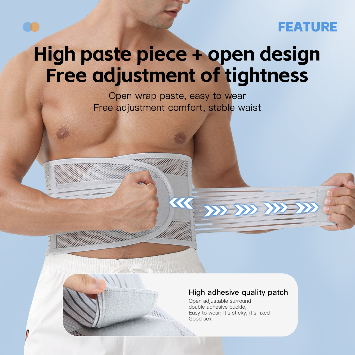 Breathable Waist Backrest Cushion Metal Lumbar Support Chair Back Training Sharper Back Support Cushion for Pain Relief