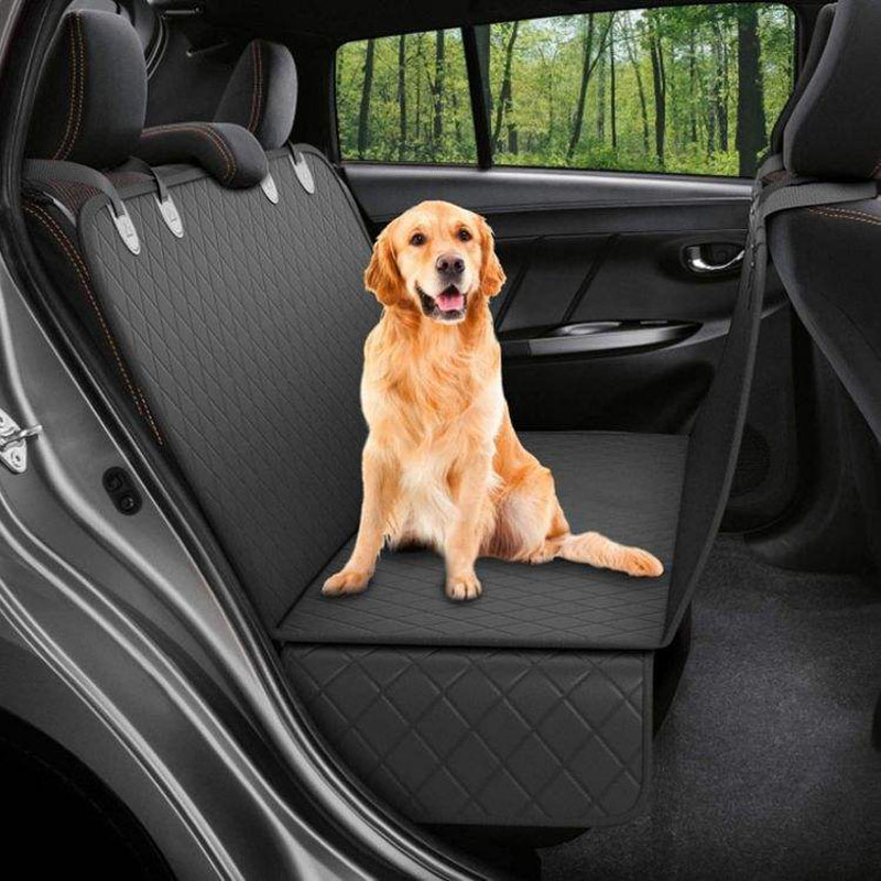 Wholesale Manufacturer's Pet Car Seat Cover Waterproof Oxford Material for Backseat Use Shipped from Cambodia