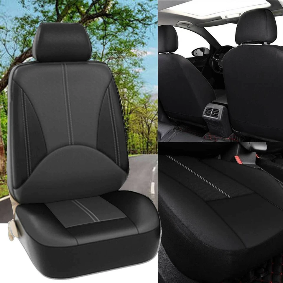 Full Genuine Leather Wear-Resistant Five-Seat All-Season Breathable Comfortable Five-Seat Full Coverage Car Seat Covers
