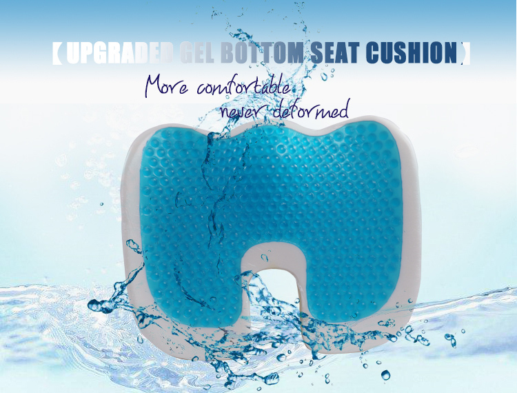 Manufacturer Wholesale Cooling Gel Seat Cushion Orthopedic Coccyx for Office Chair Car Relieves Lumbar Pillows Seat Cushions