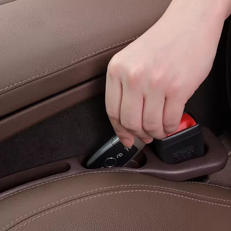 NFS Universal Multifunctional Portable Waterproof Anti-Leakage Car Seat Side Gap Filler Strip Garage Storage EVA Leather Car