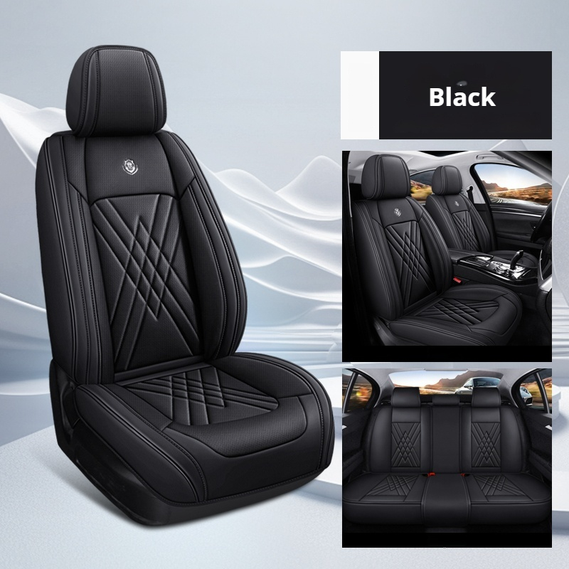 Good Quality Durable Car Interior Accessory Universal Sport Five Seater Leather Car Seat Cover Four Seasons Full Set