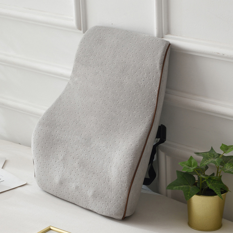 Car Four-Season Memory Foam Lumbar Support Pillow Seat Backrest Cushion with Memory Foam Lumbar Cushion Pillow
