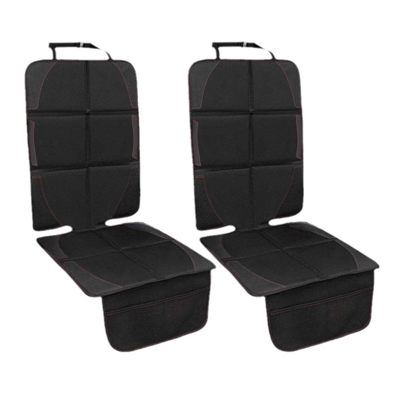 Portable Car Safety Seat Protective Mat Hot-Selling Kids Anti-Slip Cushion Cross-Border Leather Material Organized Storage
