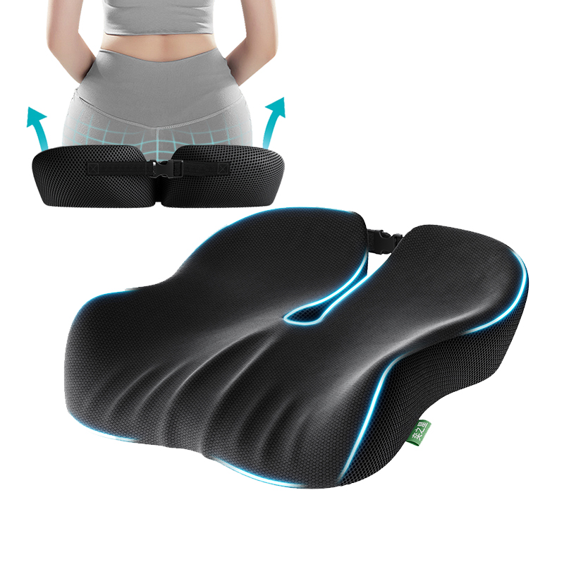 Best Selling Ergonomic Orthopedic Memory Foam Pressure Relief Seat Cushions For Office Desk, For Car, Travel Use