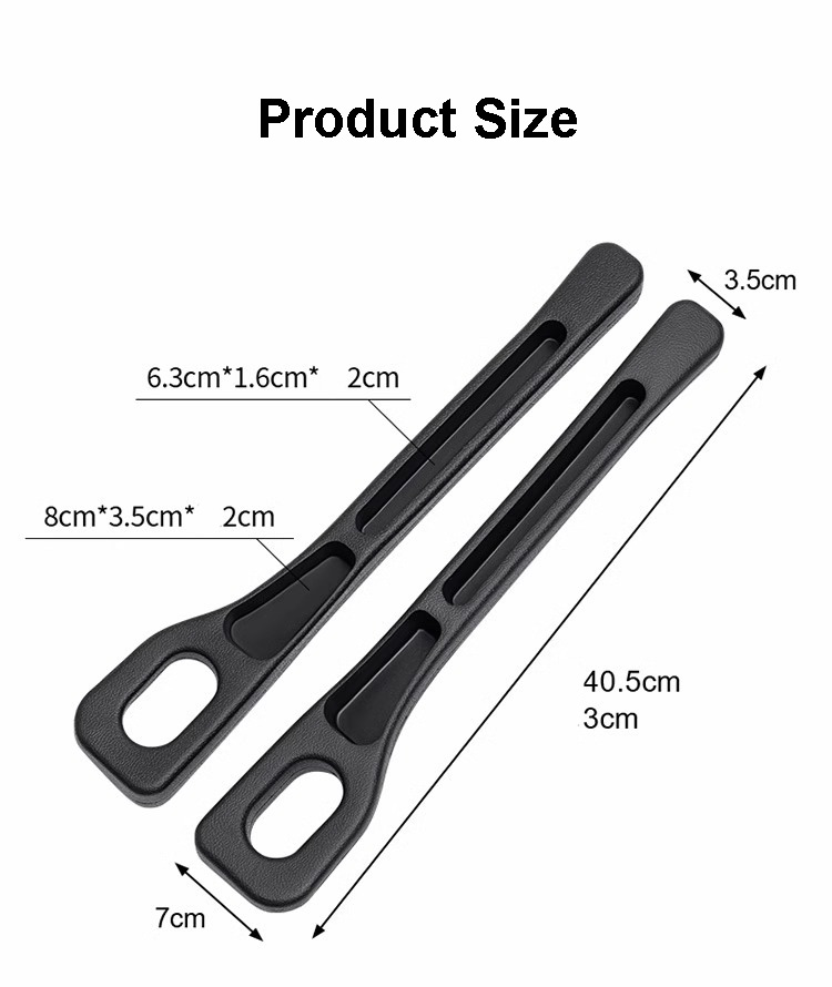 Universal Portable Drop Stop Car Console Seat Side Gap Filler Plug Organizer Strip