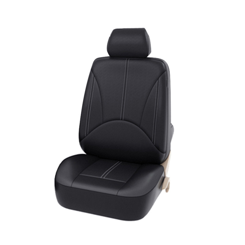 Car Seat Cover Protector PU Leather Front Rear Seat Back Cushion Pad Mat Backrest for Auto for Toyota