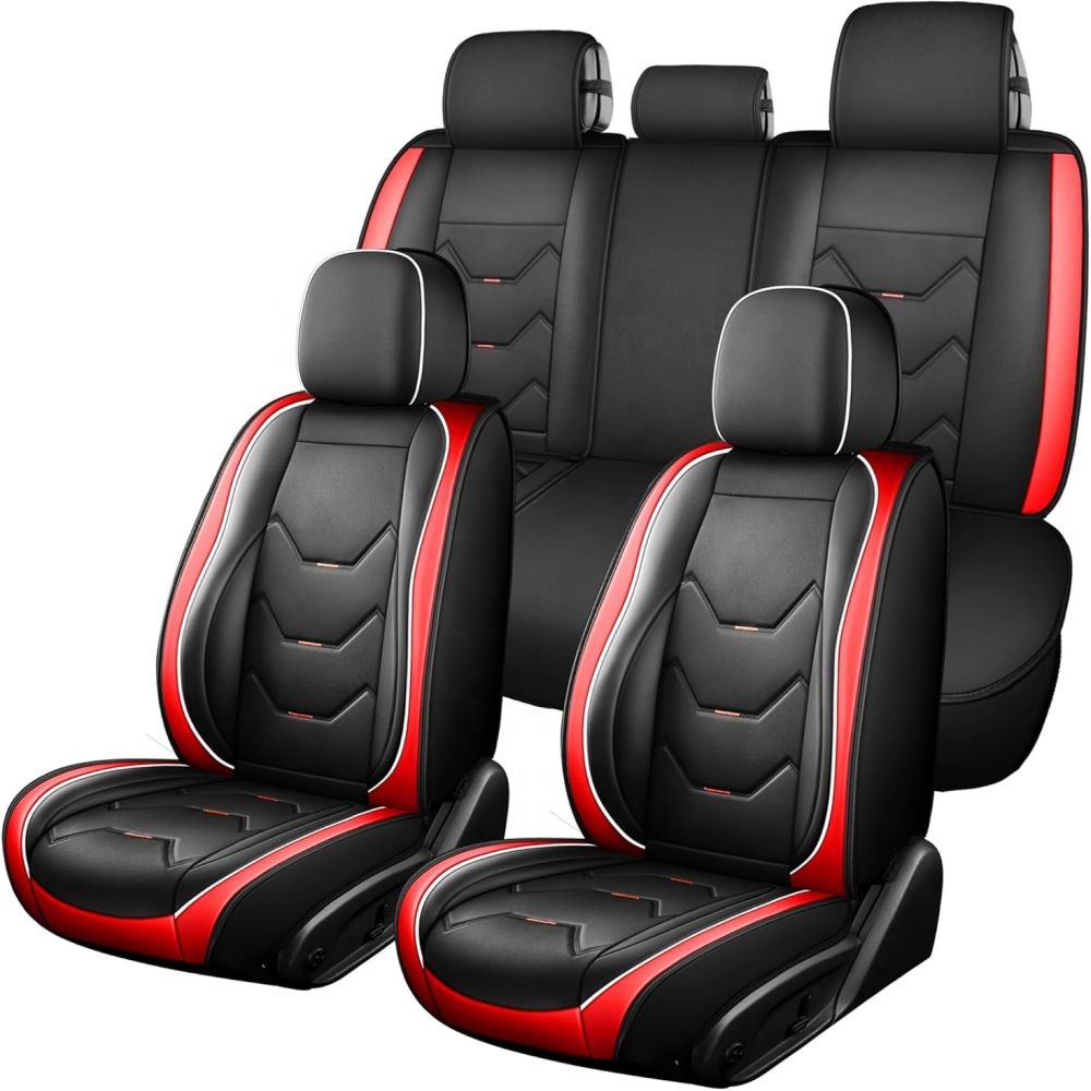 Wear Resistant PU Leather Car Seat Cushion Waterproof Anti Slip Auto Seat Protector Pad OEM ODM Support