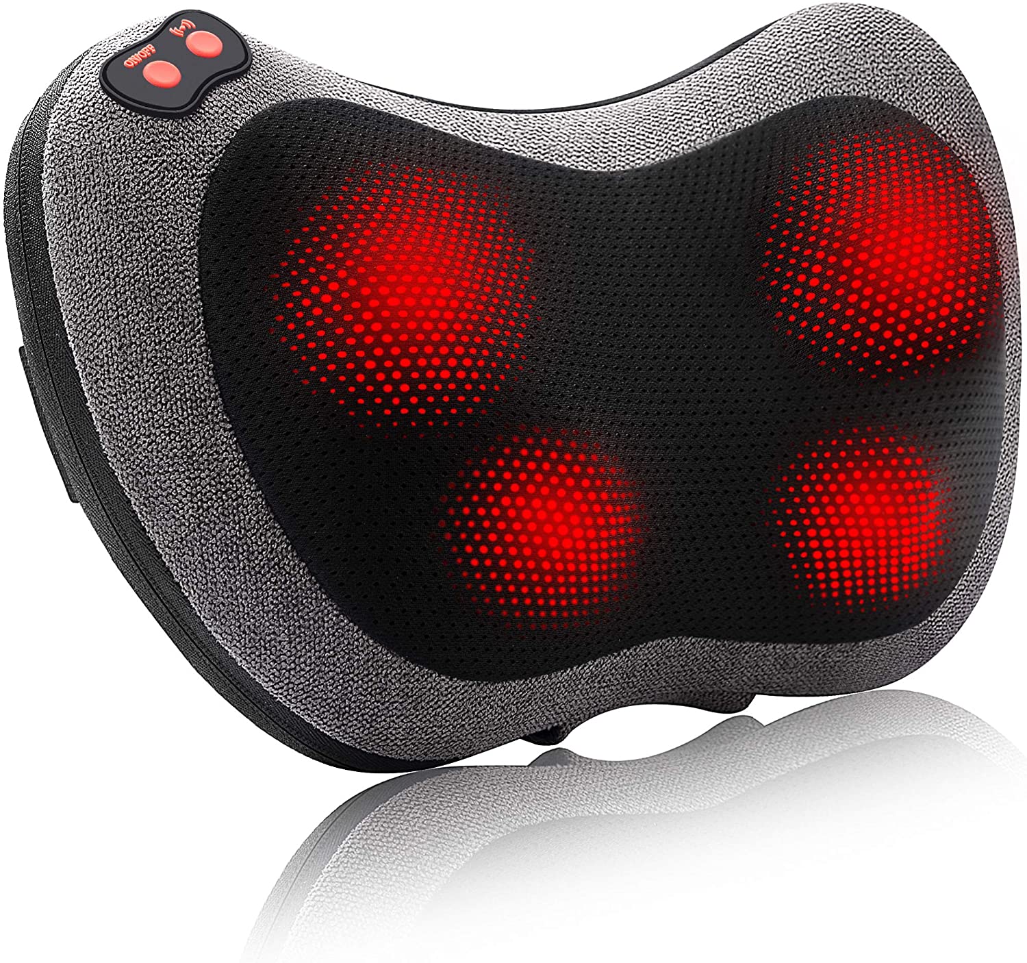 Electric Massage Pillow Car Home Massage Pillow Neck Back Shoulder Massager Pillow with Heat