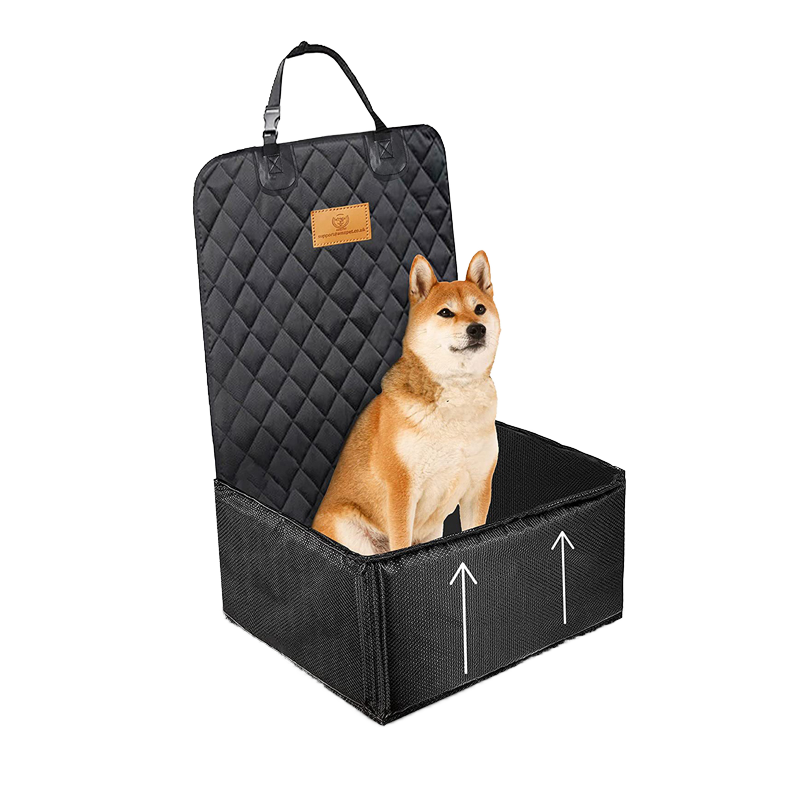 Wholesale Safety Waterproof Dog Car Seat Cover Semi-Enclosed Pet Dog Carrier Breathable Print Car Seat Pad Washable