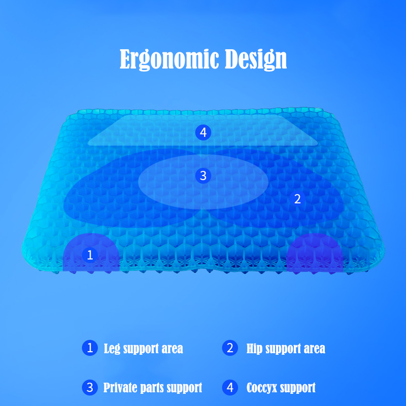TPE Gel Enhanced Seat Cushion detail