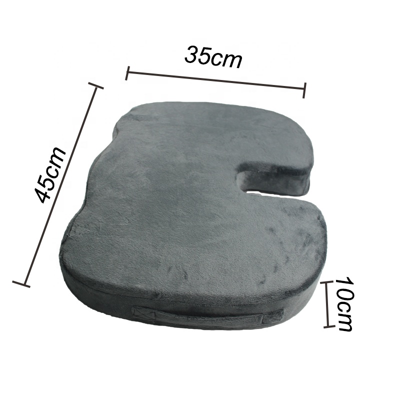 Office Chair Seat Cushions &amp; Pillow Lumbar Support Car Back Support Memory Foam Woven Pillow Set Washable Cover