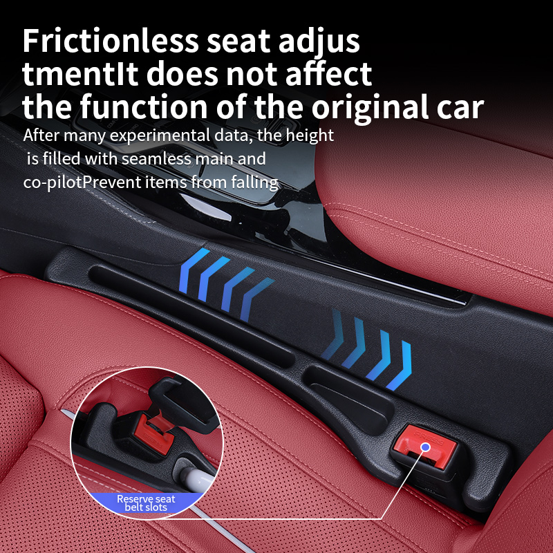 1 Pair of General Motors Seat Gap Plug Strips Side Seam Automotive Gap Filler Leak Proof Seat Gap Plug