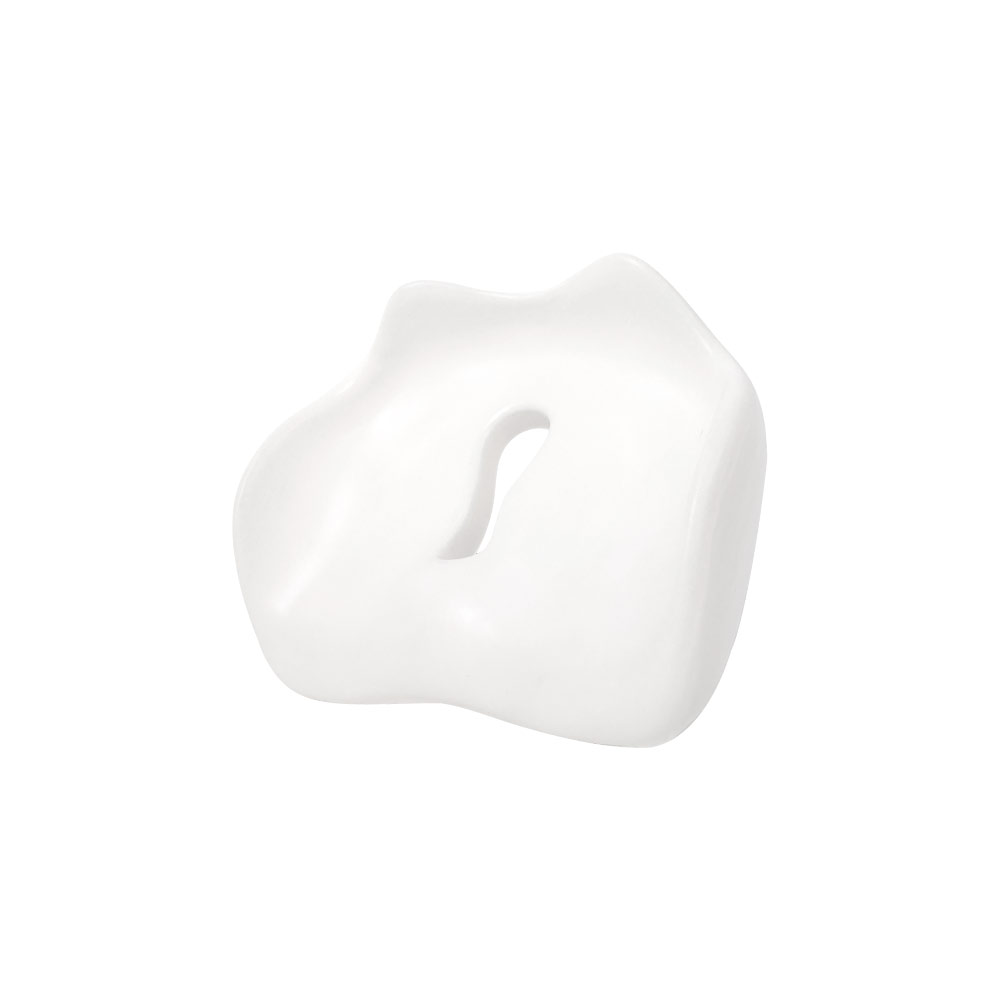 Bewalker Coccyx Seat Cushion Memory Foam Filling Comfortable Lumbar Support Pillow Pressure Relief Square Removable Washable