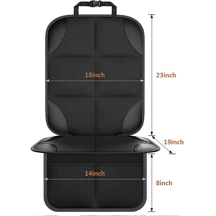 Waterproof Lengthen Non-Slip Safety Cushion Universal Baby Car Seat Cover Durable Seat Protector for Back Seat