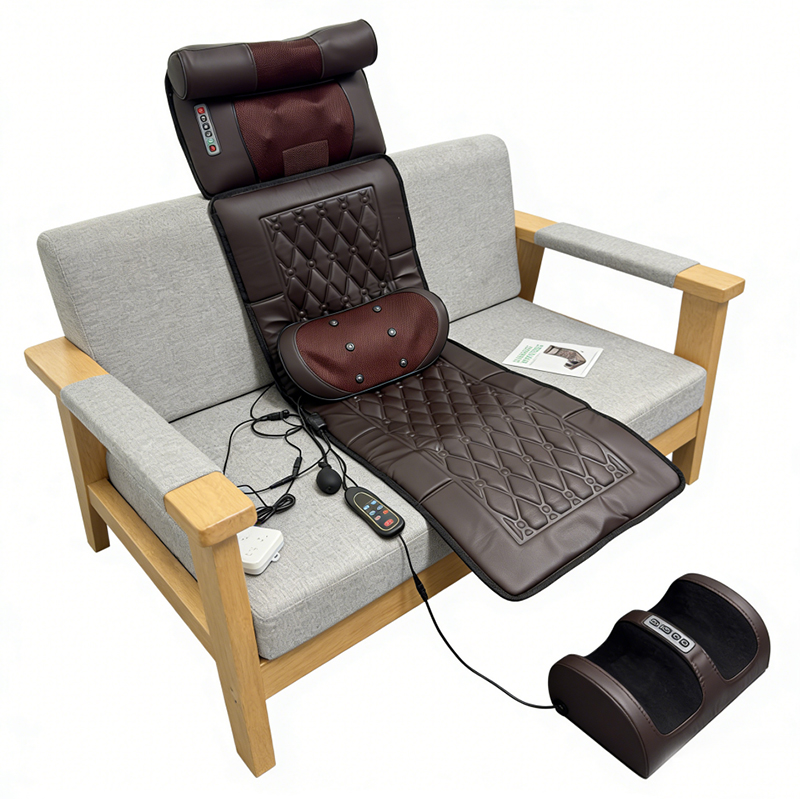 Wholesale Multi-functional Integrated Vibration Hot Compress Remote Control Home Lying Physiotherapy Body Massage Pad Cushion