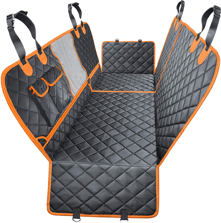 4 in 1 Car Seat Hammock Waterproof Back Dog Car Seat Cover Foldable Washable Trunk Custom Pet Dog Car Seat Cover