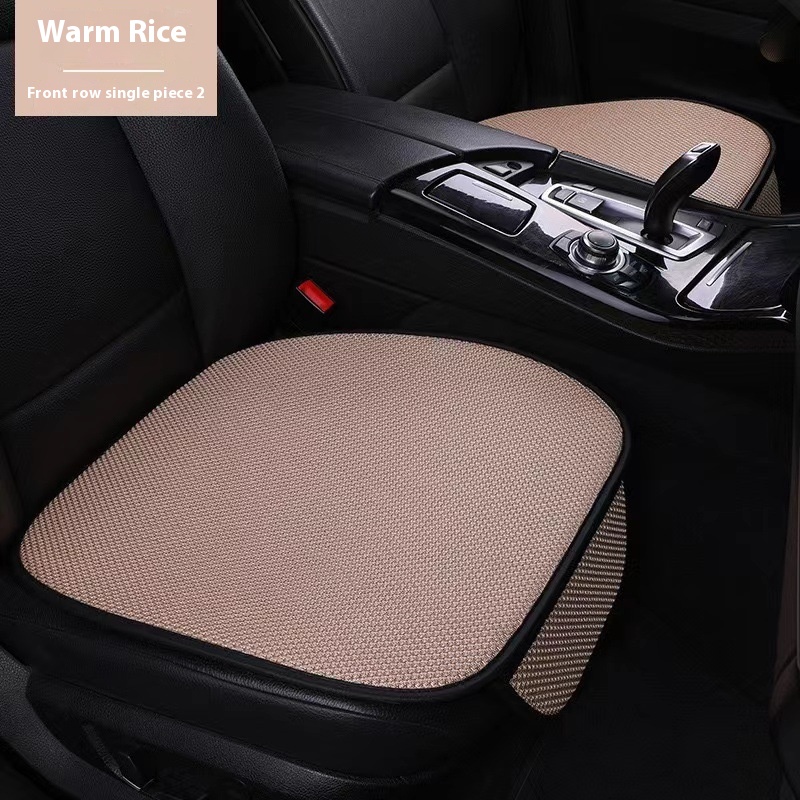 Factory-Generated Sports-Style Summer Car Seat Cover Free Cool Breathable Leather Polyester Fabric Auto Supplies