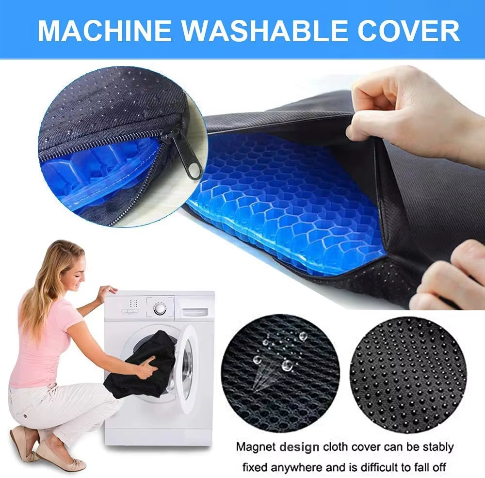 Customizable Cooling Breathable Gel Butt Soft Lightweight Car Office Chair Home TPE Seat Cushion