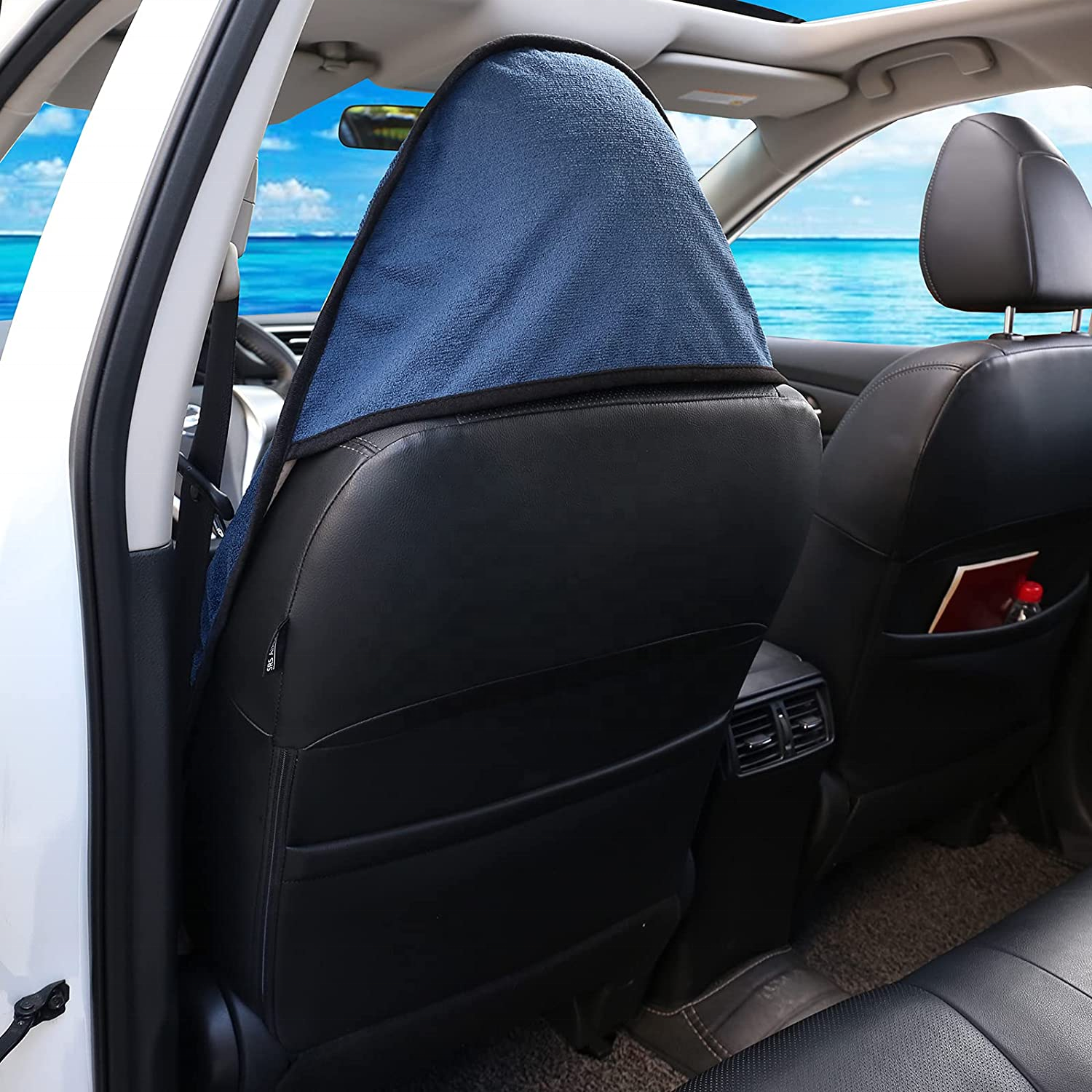 Tesla Front Car Seat Cover Waterproof Non-slip Sweat Towel Seat Cover For Truck SUV Sedan