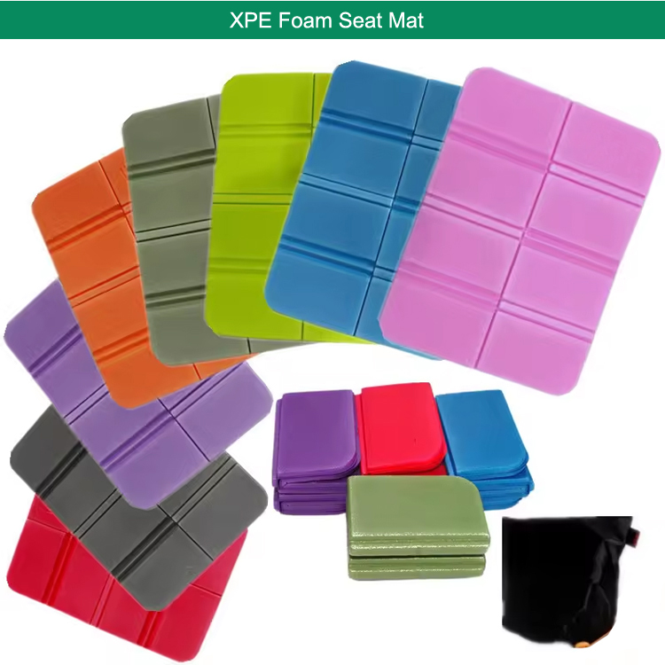 Wholesale Lightweight Portable Folding Polyethylene XPE Foam Seat Cushion Camping Mat Moisture-Proof Bus Seat Pad Source China