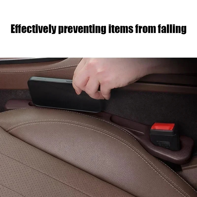 Car Seat Gap Filler Stuff Side Seam Universal PU Car Gap Filler Seat Gap Storage Organizer Car Interior Accessories W24-615