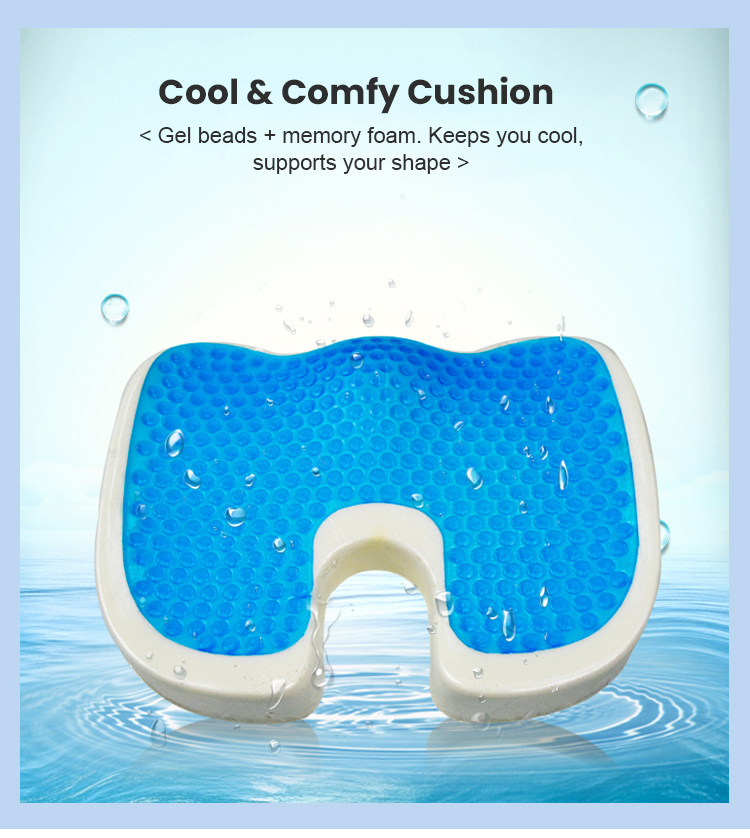 Memory Foam Cushion Side View