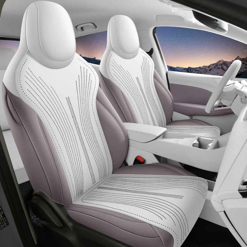 Custom Fit Suede Car Seat Cover for MG4 Full Set All-Season Vehicle-Specific Protective Car Decoration Accessories
